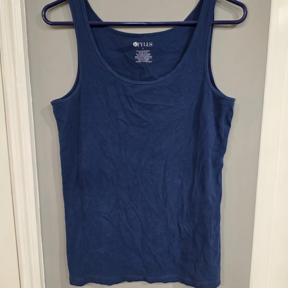 STYLUS Classic Blue Tank Top